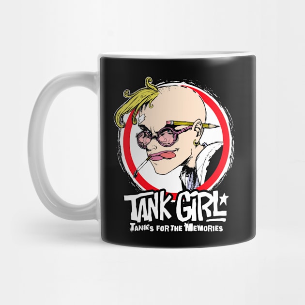 Tank Girl Circle (Black Print) by Nerdology